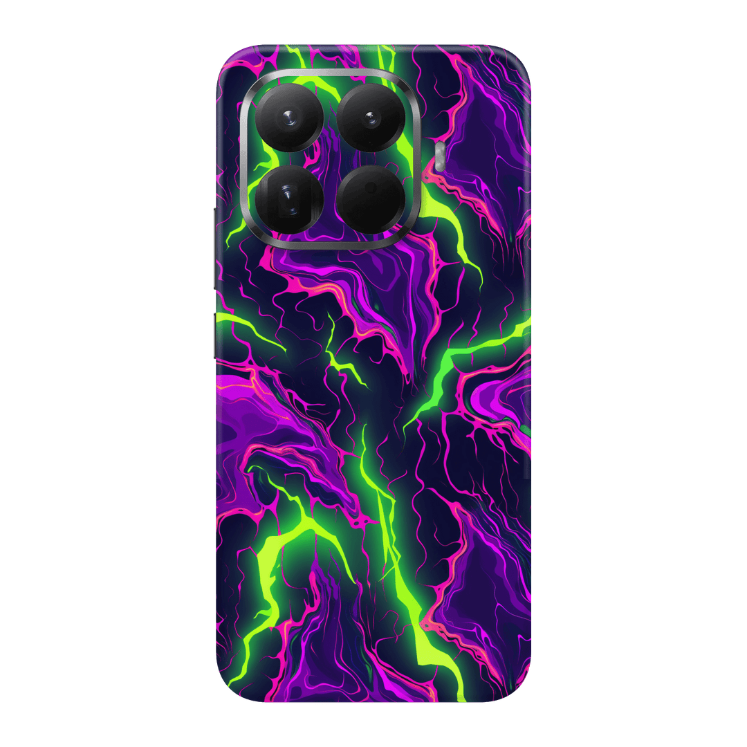 Xiaomi 15T PRO Print Printed Custom SIGNATURE Twisterra Twist Neon Purple Yellow Green Anime Skin Wrap Sticker Decal Cover Protector by QSKINZ | QSKINZ.COM