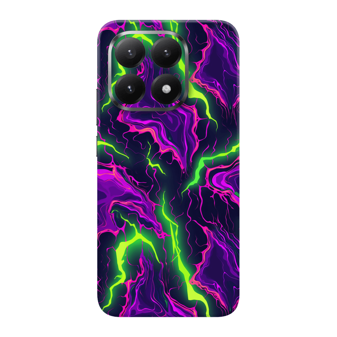 Xiaomi 15T Print Printed Custom SIGNATURE Twisterra Twist Neon Purple Yellow Green Anime Skin Wrap Sticker Decal Cover Protector by QSKINZ | QSKINZ.COM