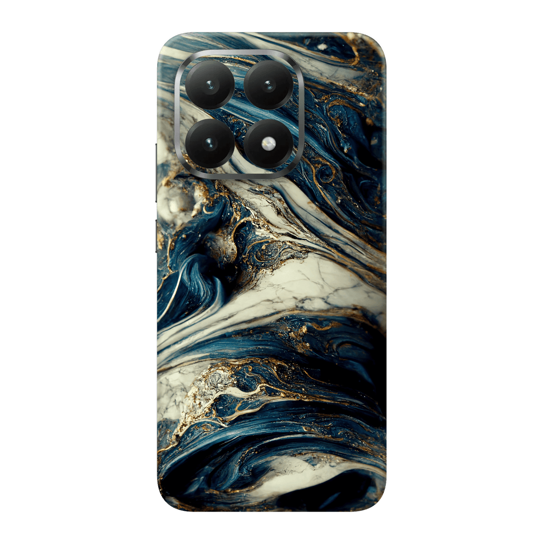 Xiaomi 15T Printed Custom SIGNATURE Agate Geode Naia Ocean Blue Stone Skin Wrap Sticker Decal Cover Protector by QSKINZ | qskinz.com