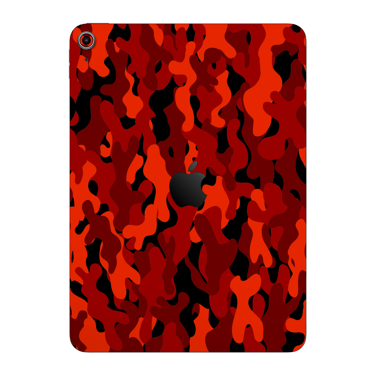 iPad 10.9" (10th Gen, 2022) Print Printed Custom SIGNATURE Fire Red Camo Camouflage Skin Wrap Sticker Decal Cover Protector by QSKINZ | QSKINZ.COM