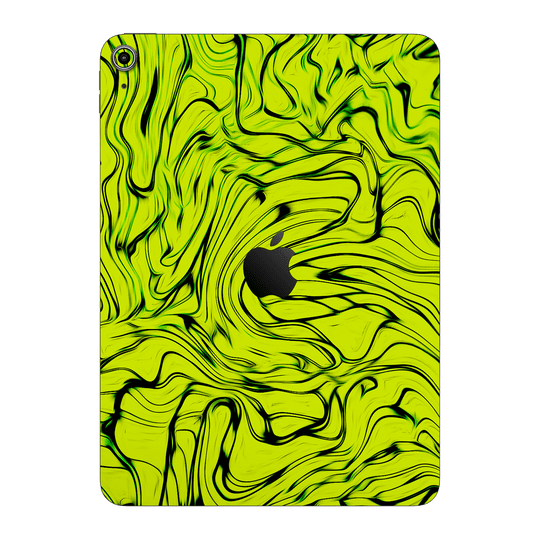 iPad 10.9" (10th Gen, 2022) Print Printed Custom SIGNATURE Hypnotic Green Electric Jade Skin Wrap Sticker Decal Cover Protector by QSKINZ | QSKINZ.COM