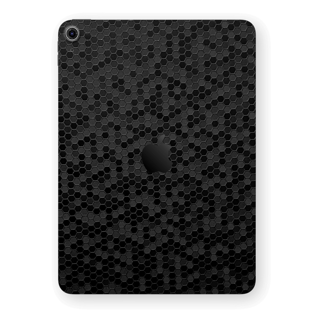 iPad 11 (A16) Luxuria Black Honeycomb 3D Textured Skin Wrap Sticker Decal Cover Protector by QSKINZ | qskinz.com