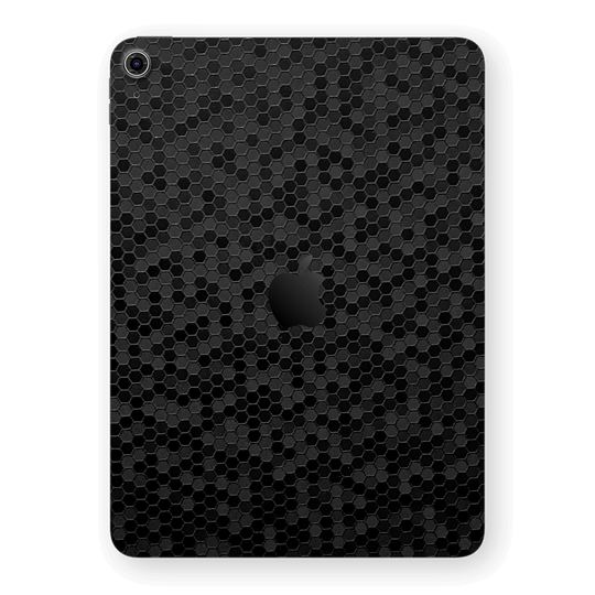 iPad 11 (A16) Luxuria Black Honeycomb 3D Textured Skin Wrap Sticker Decal Cover Protector by QSKINZ | qskinz.com