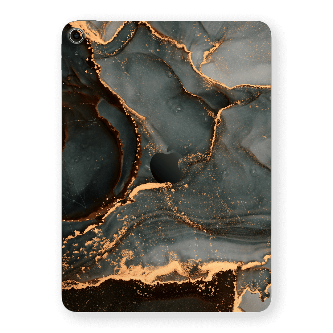 iPad 11 (A16) Print Printed Custom SIGNATURE AGATE GEODE Deep Forest Skin, Wrap, Decal, Protector, Cover by QSKINZ | qskinz.com