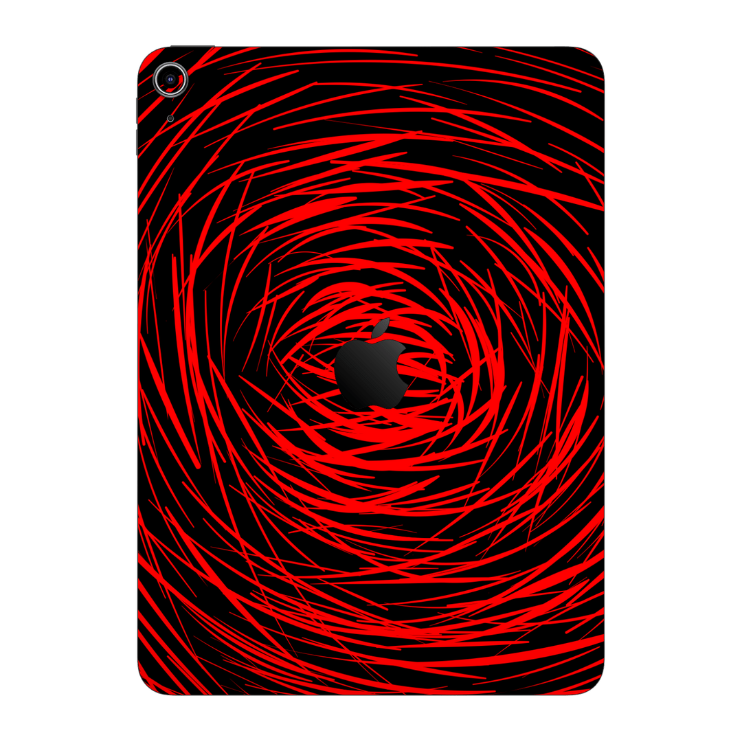 iPad 11 (A16) Print Printed Custom SIGNATURE Quasar Red Mesh Skin Wrap Sticker Decal Cover Protector by QSKINZ | QSKINZ.COM