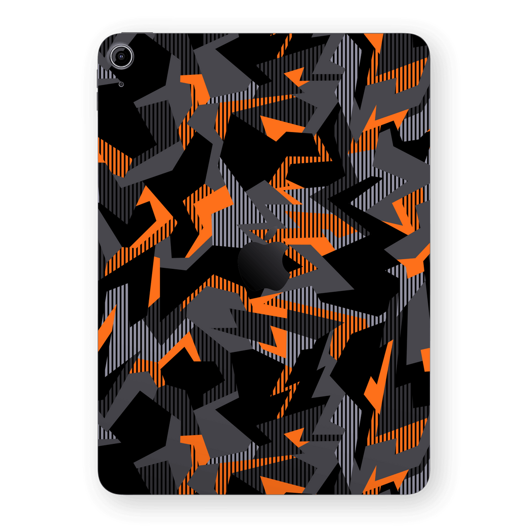 iPad 11 (A16) Print Printed Custom SIGNATURE Sharp-Edged Orange Camo Camouflage Skin Wrap Sticker Decal Cover Protector by QSKINZ | qskinz.com