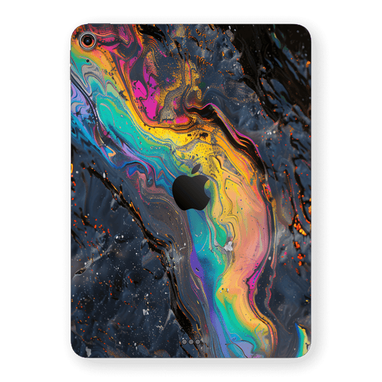iPad AIR 13” (M2) Print Printed Custom SIGNATURE Aurora Auroria Stone Marble Rainbow Skin Wrap Sticker Decal Cover Protector by QSKINZ | QSKINZ.COM