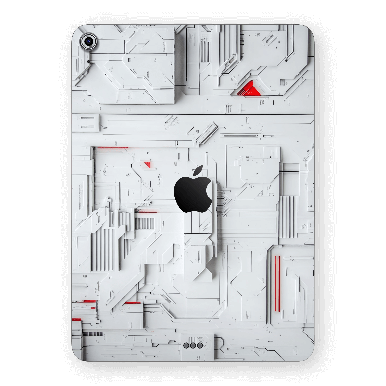 iPad AIR 13” (M2) Print Printed Custom SIGNATURE Interstellar White Spaceship Skin Wrap Sticker Decal Cover Protector by QSKINZ | QSKINZ.COM