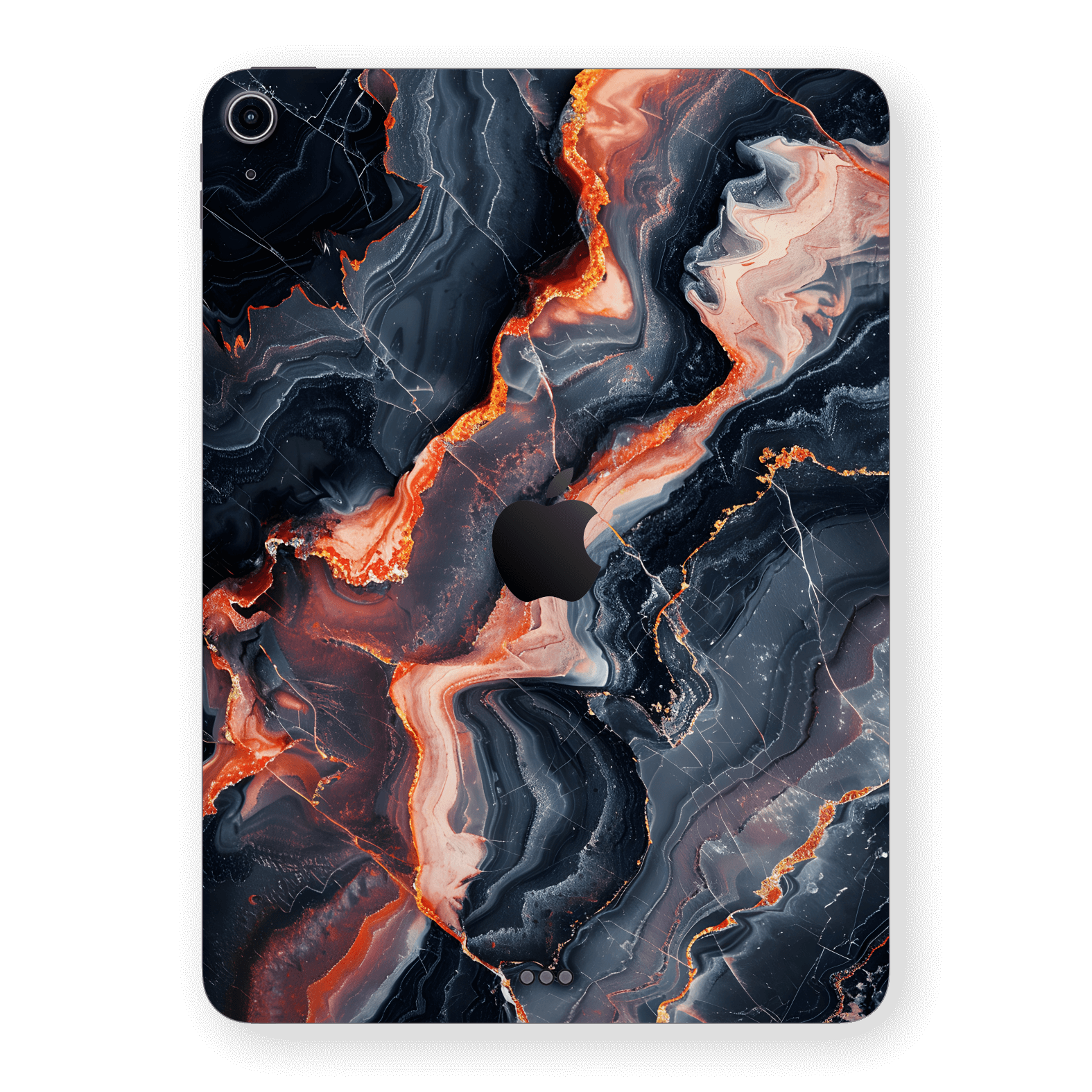 iPad Air 11” (M2) Print Printed Custom SIGNATURE Terra Noir Stone Marble Skin Wrap Sticker Decal Cover Protector by QSKINZ | QSKINZ.COM