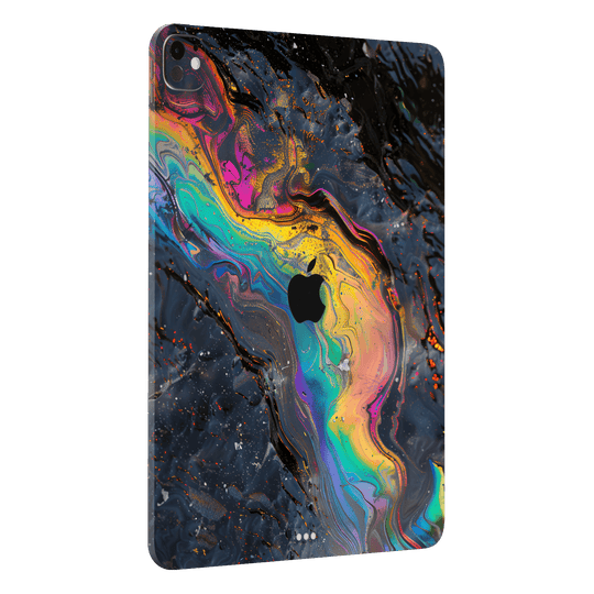 iPad Pro 11” (M4, 2024) Print Printed Custom SIGNATURE Aurora Auroria Stone Marble Rainbow Skin Wrap Sticker Decal Cover Protector by QSKINZ | QSKINZ.COM