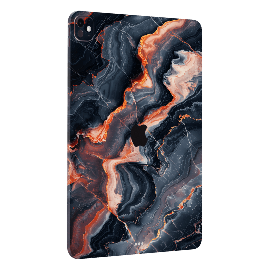 iPad Pro 11” (M4, 2024) Print Printed Custom SIGNATURE Terra Noir Stone Marble Skin Wrap Sticker Decal Cover Protector by QSKINZ | QSKINZ.COM