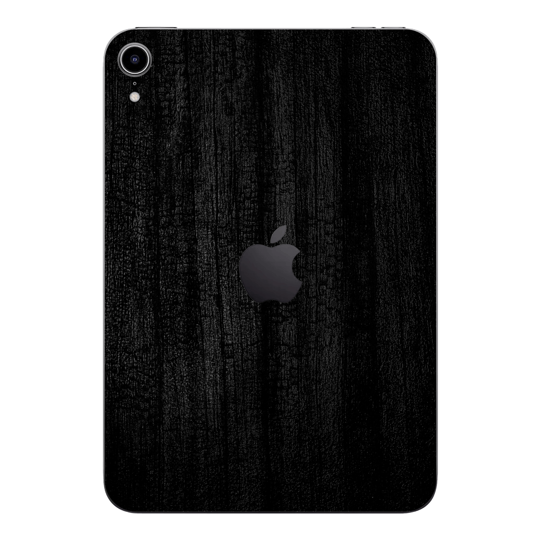 iPad mini 7 (2024, A17 Pro) Luxuria Black Charcoal Black Dragon Coal Stone 3D Textured Skin Wrap Sticker Decal Cover Protector by QSKINZ | qskinz.com