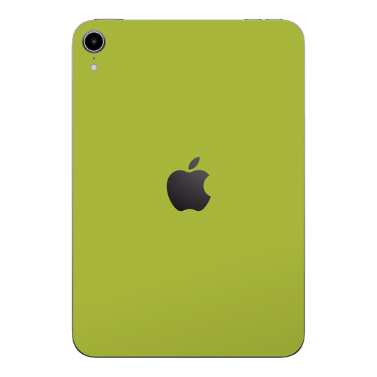 iPad mini 7 (2024, A17 Pro) Luxuria Lime Green Matt 3D Textured Skin Wrap Sticker Decal Cover Protector by QSKINZ | qskinz.com