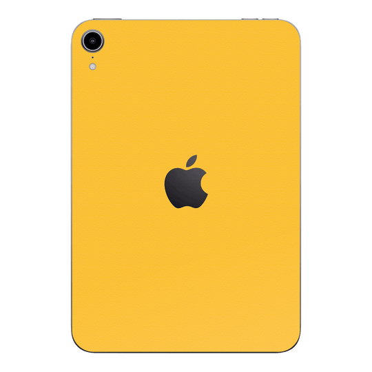iPad mini 7 (2024, A17 Pro) Luxuria Tuscany Yellow Matt 3D Textured Skin Wrap Sticker Decal Cover Protector by QSKINZ | qskinz.com
