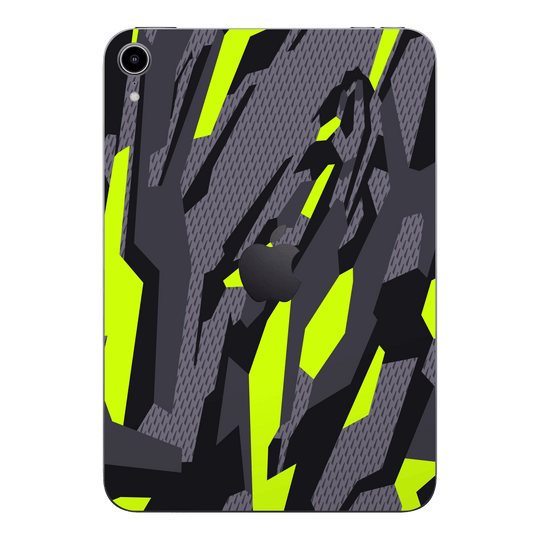 iPad mini 7 (2024, A17 Pro) Print Printed Custom SIGNATURE Abstract Green Camouflage Skin Wrap Sticker Decal Cover Protector by QSKINZ | qskinz.com