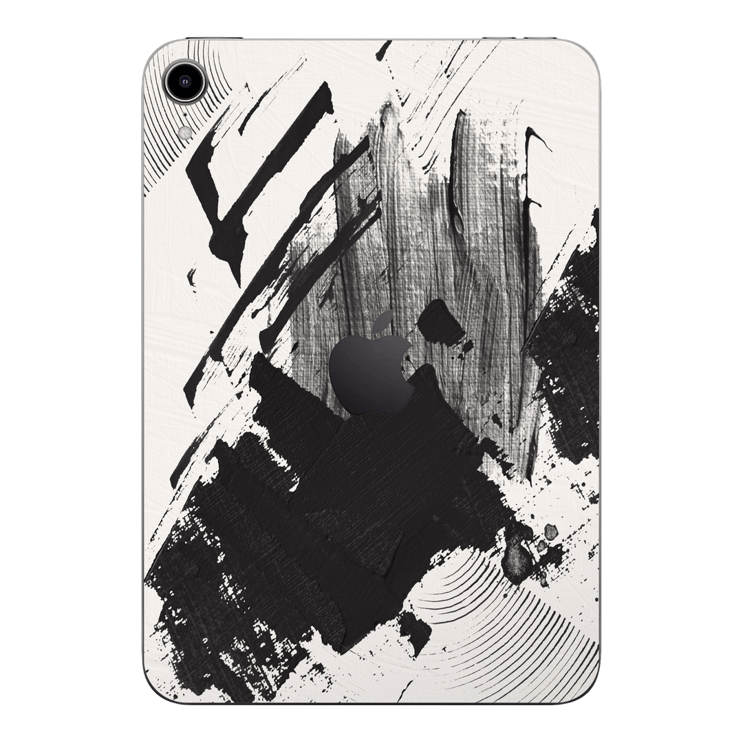 iPad mini 7 (2024, A17 Pro) Print Printed Custom SIGNATURE Black and White Madness Skin Wrap Sticker Decal Cover Protector by QSKINZ | qskinz.com