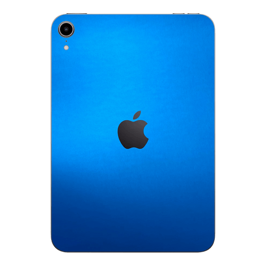 iPad mini 7 (2024, A17 Pro) Satin Blue Metallic Matt Matte Skin Wrap Sticker Decal Cover Protector by QSKINZ | qskinz.com
