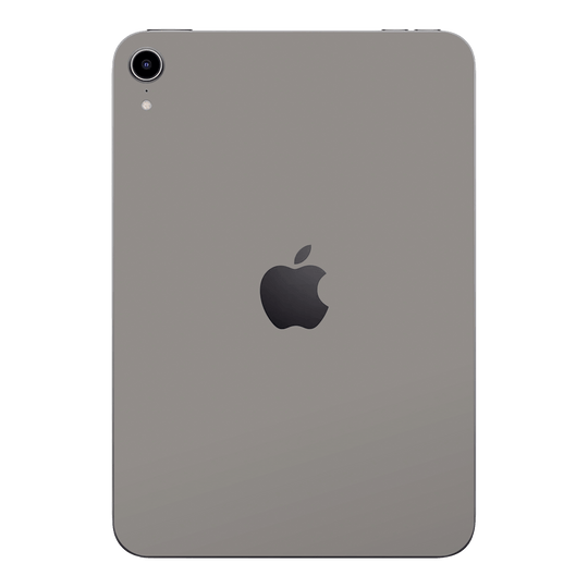 iPad mini 7 (2024, A17 Pro) Soft-Touch Matte StealthMatte Lunar Light Grey Skin Wrap Sticker Decal Cover Protector QSKINZ | qskinz.com