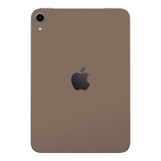 iPad mini 7 (2024, A17 Pro) Soft-Touch Matte StealthMatte Mocha Taupe Neutral Skin Wrap Sticker Decal Cover Protector QSKINZ | qskinz.com