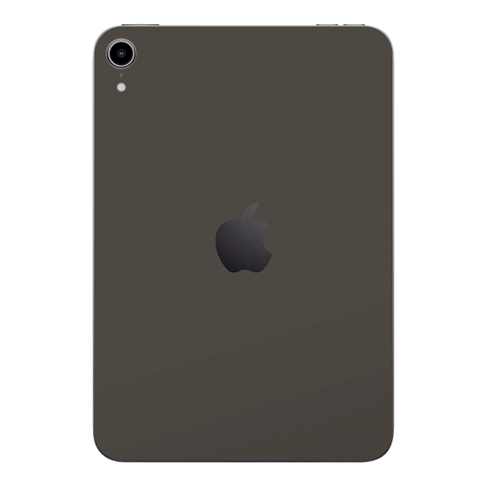 iPad mini 7 (2024, A17 Pro) Soft-Touch Matte StealthMatte Mystiq Dark Grey Skin Wrap Sticker Decal Cover Protector QSKINZ | qskinz.com