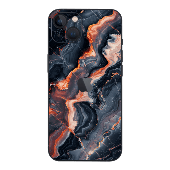 iPhone 13 Print Printed Custom SIGNATURE Terra Noir Stone Marble Skin Wrap Sticker Decal Cover Protector by QSKINZ | QSKINZ.COM