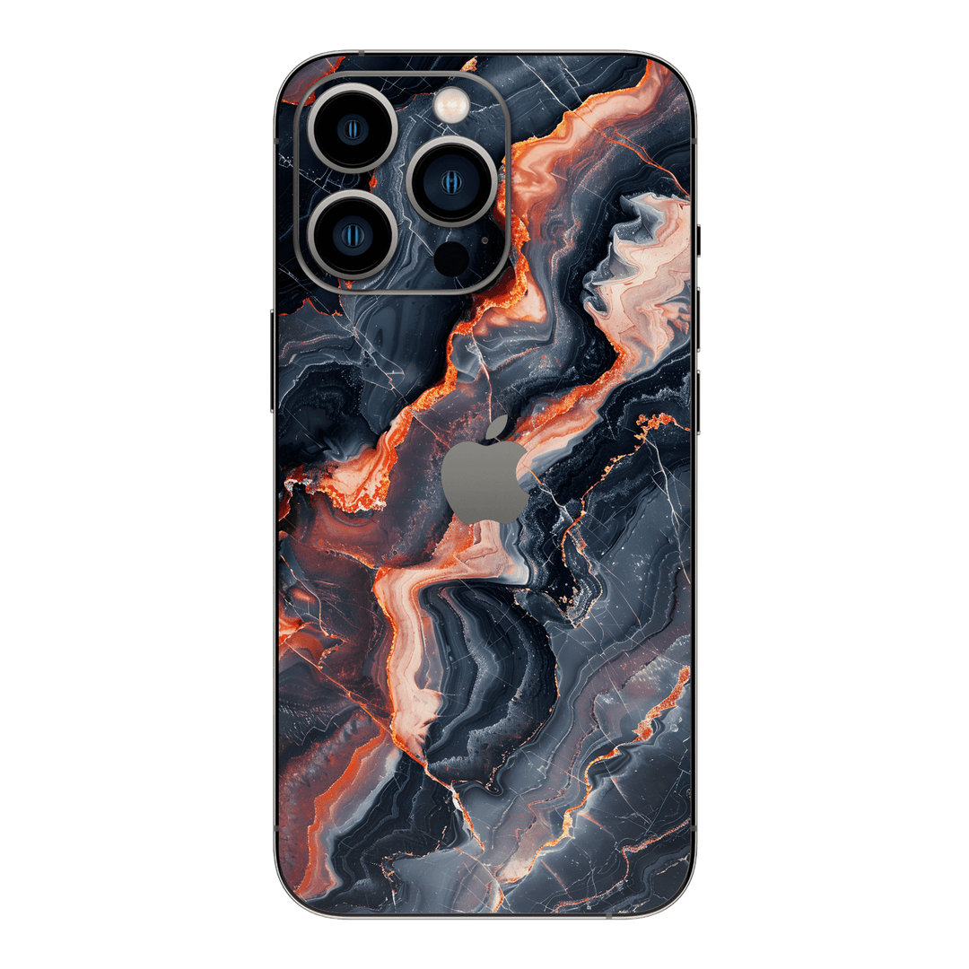 iPhone 13 Pro MAX Print Printed Custom SIGNATURE Terra Noir Stone Marble Skin Wrap Sticker Decal Cover Protector by QSKINZ | QSKINZ.COM