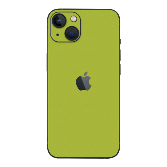 iPhone 14 Luxuria Lime Green Matt 3D Textured Skin Wrap Sticker Decal Cover Protector by QSKINZ | qskinz.com