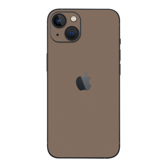 iPhone 14 Plus Soft-Touch Matte StealthMatte Mocha Taupe Neutral Skin Wrap Sticker Decal Cover Protector by QSKINZ | qskinz.com
