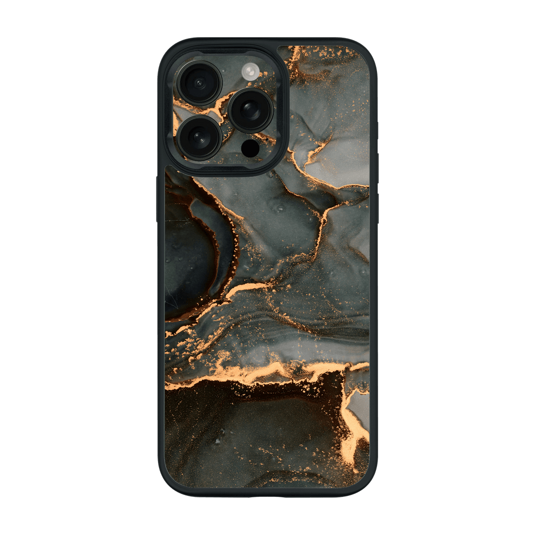 iPhone 15 PRO Qcaze Print Printed Custom SIGNATURE AGATE GEODE Deep Forest Case by QSKINZ | qskinz.com