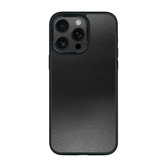 iPhone 15 PRO Qcaze Space Grey Metallic Matt Matte Case by QSKINZ | qskinz.com
