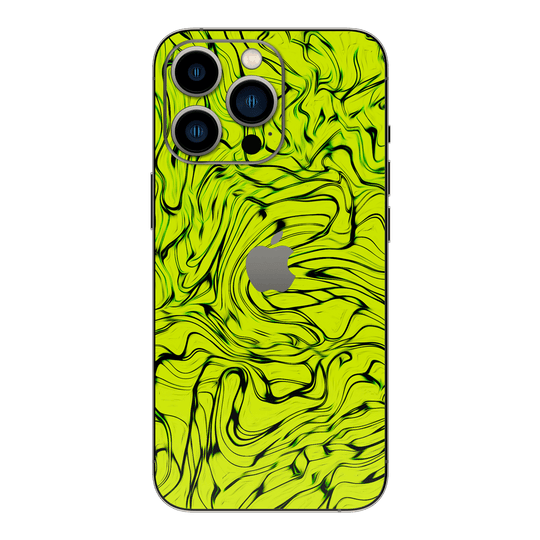 iPhone 15 Pro MAX Print Printed Custom SIGNATURE Hypnotic Green Electric Jade Skin Wrap Sticker Decal Cover Protector by QSKINZ | QSKINZ.COM