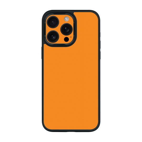 iPhone 15 Pro MAX Qcaze Luxuria Sunrise Orange Matt 3D Textured Case by QSKINZ | qskinz.com