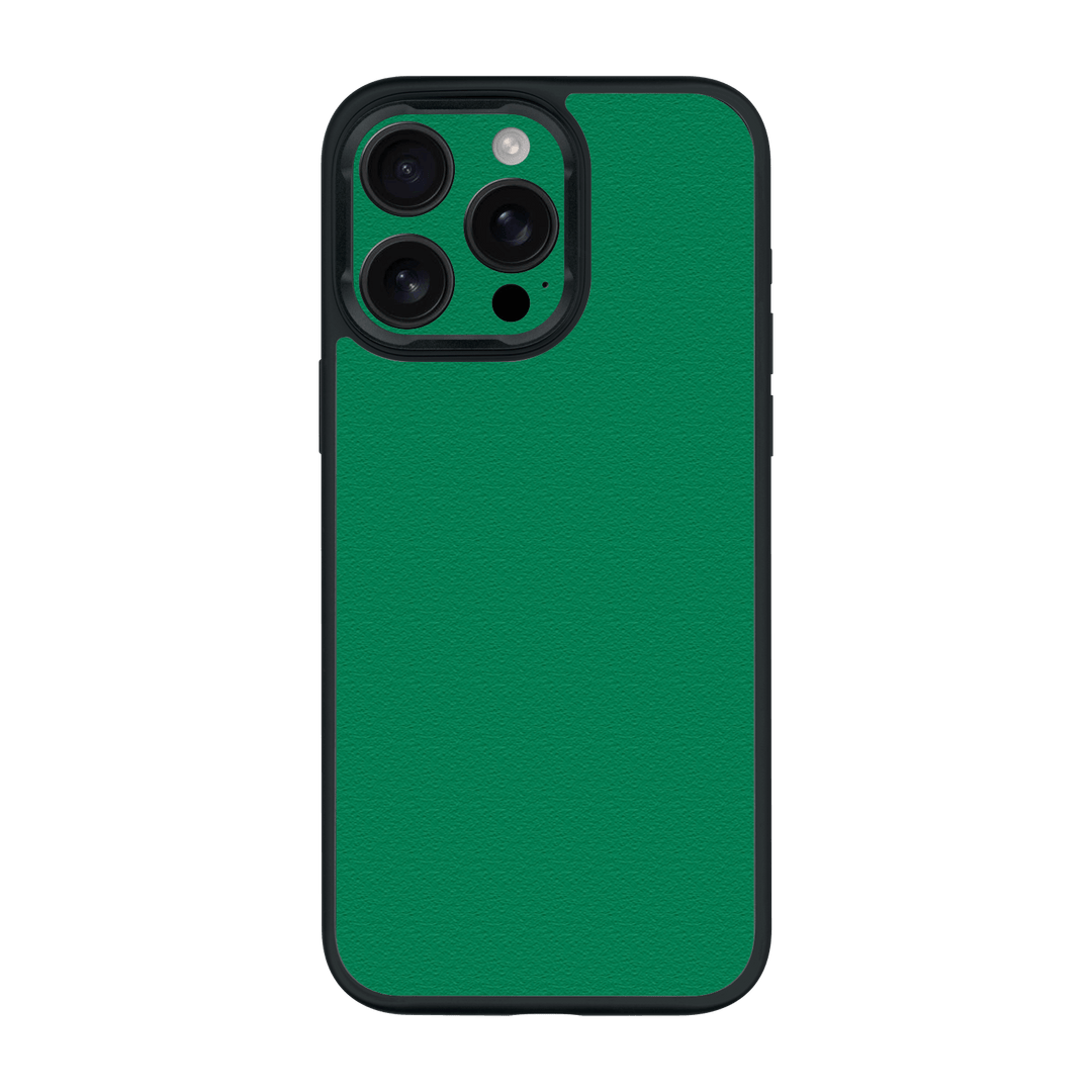iPhone 15 Pro MAX Qcaze Luxuria Veronese Green 3D Textured Case by QSKINZ | qskinz.com