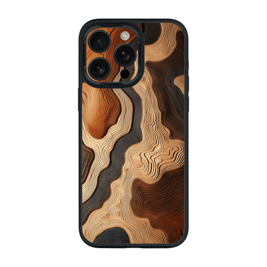 iPhone 15 Pro MAX Qcaze Print Printed Custom SIGNATURE Dune Écru Neutral Earth Colours Case by QSKINZ | QSKINZ.COM