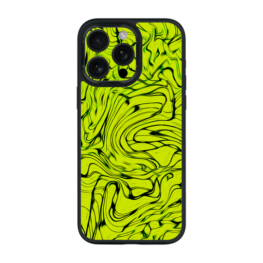iPhone 15 Pro MAX Qcaze Print Printed Custom SIGNATURE Hypnotic Green Electric Jade Case by QSKINZ | QSKINZ.COM