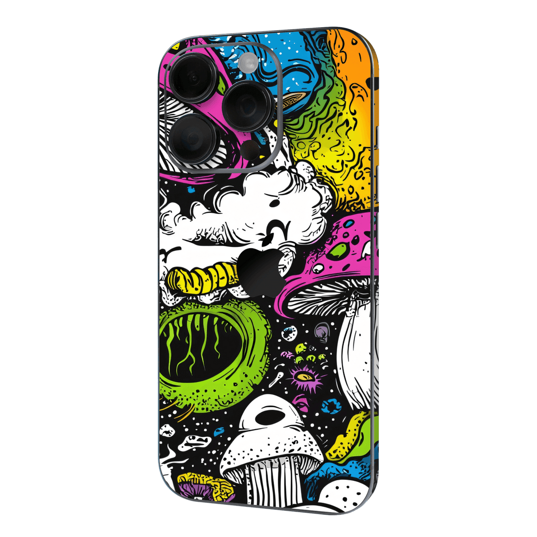 iPhone 16 PRO Custom Printed SIGNATURE “Cartoon Bloom” Art Painting Skin Wrap Sticker Decal Cover Protector by QSKINZ | QSKINZ.COM
