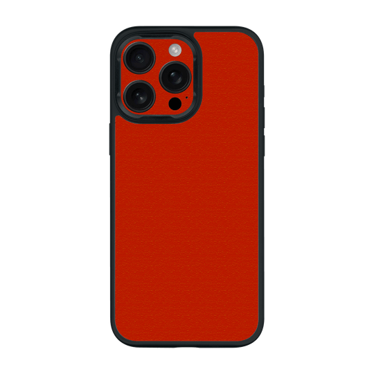 iPhone 16 PRO Luxuria Red Cherry Juice Matt 3D Textured Case by QSKINZ | qskinz.com