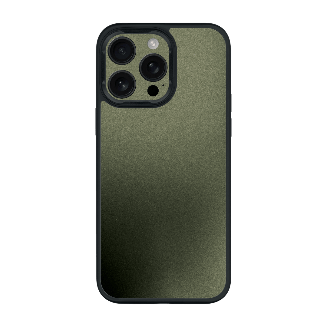 iPhone 16 PRO Military Green Metallic Case by QSKINZ | qskinz.com