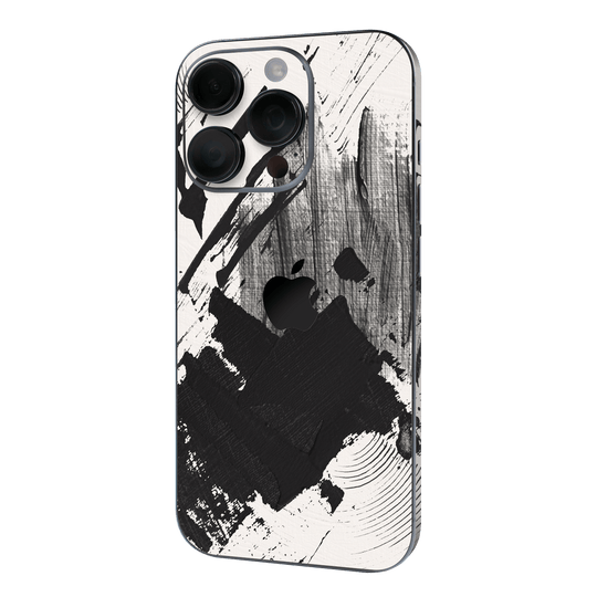 iPhone 16 PRO Print Printed Custom SIGNATURE Black and White Madness Skin Wrap Sticker Decal Cover Protector QSKINZ | qskinz.com