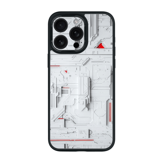 iPhone 16 PRO Print Printed Custom SIGNATURE Interstellar White Spaceship Case by QSKINZ | QSKINZ.COM