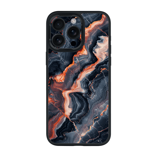 iPhone 16 PRO Print Printed Custom SIGNATURE Terra Noir Stone Marble Case by QSKINZ | QSKINZ.COM