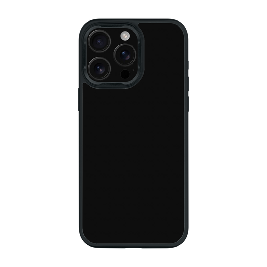 iPhone 16 PRO Soft-Touch Matte StealthMatte Phantom Black Case by QSKINZ | qskinz.com
