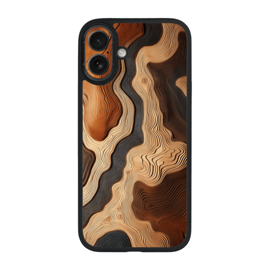iPhone 16 Plus Qcaze Print Printed Custom SIGNATURE Dune Écru Neutral Earth Colours Case by QSKINZ | QSKINZ.COM