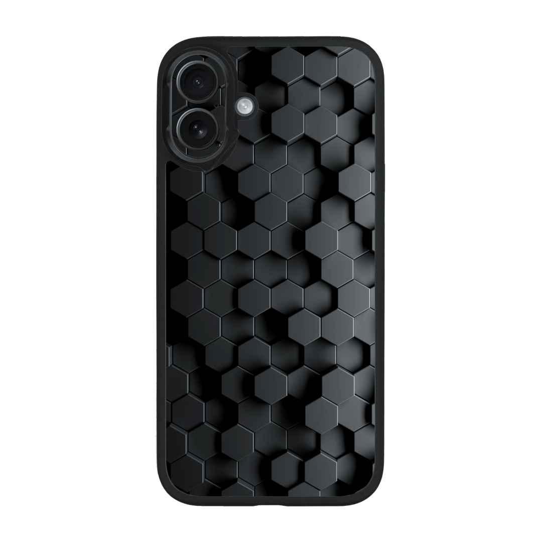 iPhone 16 Plus Qcaze Print Printed Custom SIGNATURE Hexagonal Reaction Case by QSKINZ | qskinz.com