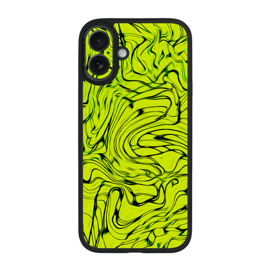 iPhone 16 Plus Qcaze Print Printed Custom SIGNATURE Hypnotic Green Electric Jade Case by QSKINZ | QSKINZ.COM