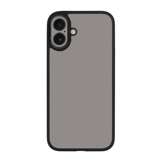 iPhone 16 Plus Qcaze Soft-Touch Matte StealthMatte Lunar Light Grey Case by QSKINZ | qskinz.com