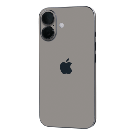 iPhone 16 Plus Soft-Touch Matte StealthMatte Lunar Light Grey Skin Wrap Sticker Decal Cover Protector by QSKINZ | qskinz.com