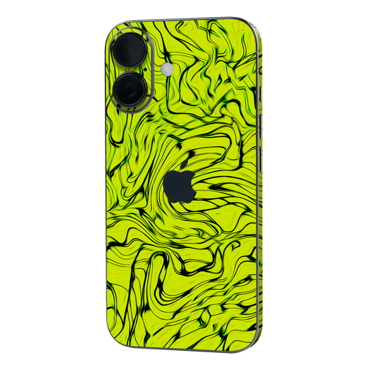 iPhone 16 Print Printed Custom SIGNATURE Hypnotic Green Electric Jade Skin Wrap Sticker Decal Cover Protector by QSKINZ | QSKINZ.COM