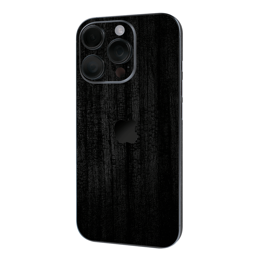 iPhone 16 Pro MAX Luxuria Black Charcoal Black Dragon Coal Stone 3D Textured Skin Wrap Sticker Decal Cover Protector QSKINZ | qskinz.com