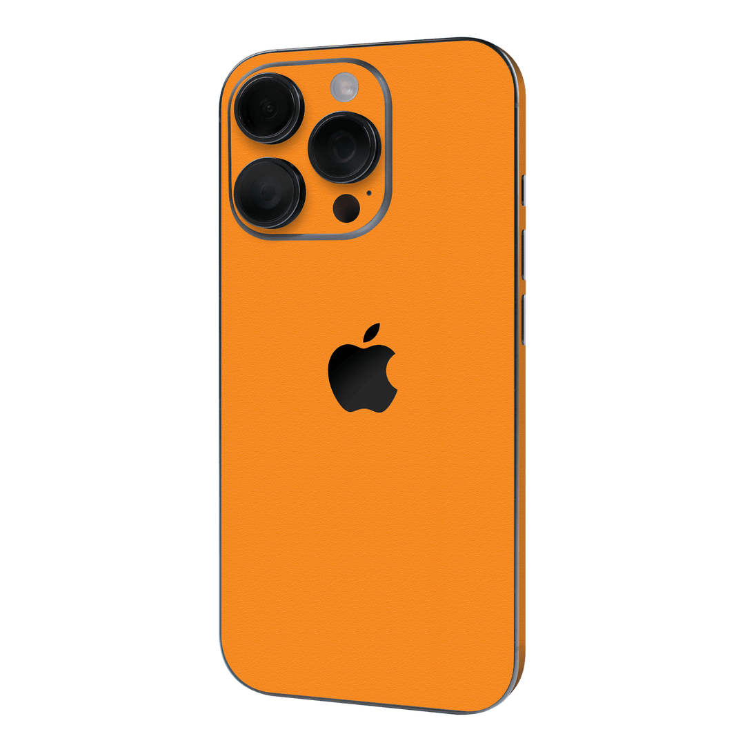 iPhone 16 Pro MAX Luxuria Sunrise Orange Matt 3D Textured Skin Wrap Sticker Decal Cover Protector QSKINZ | qskinz.com